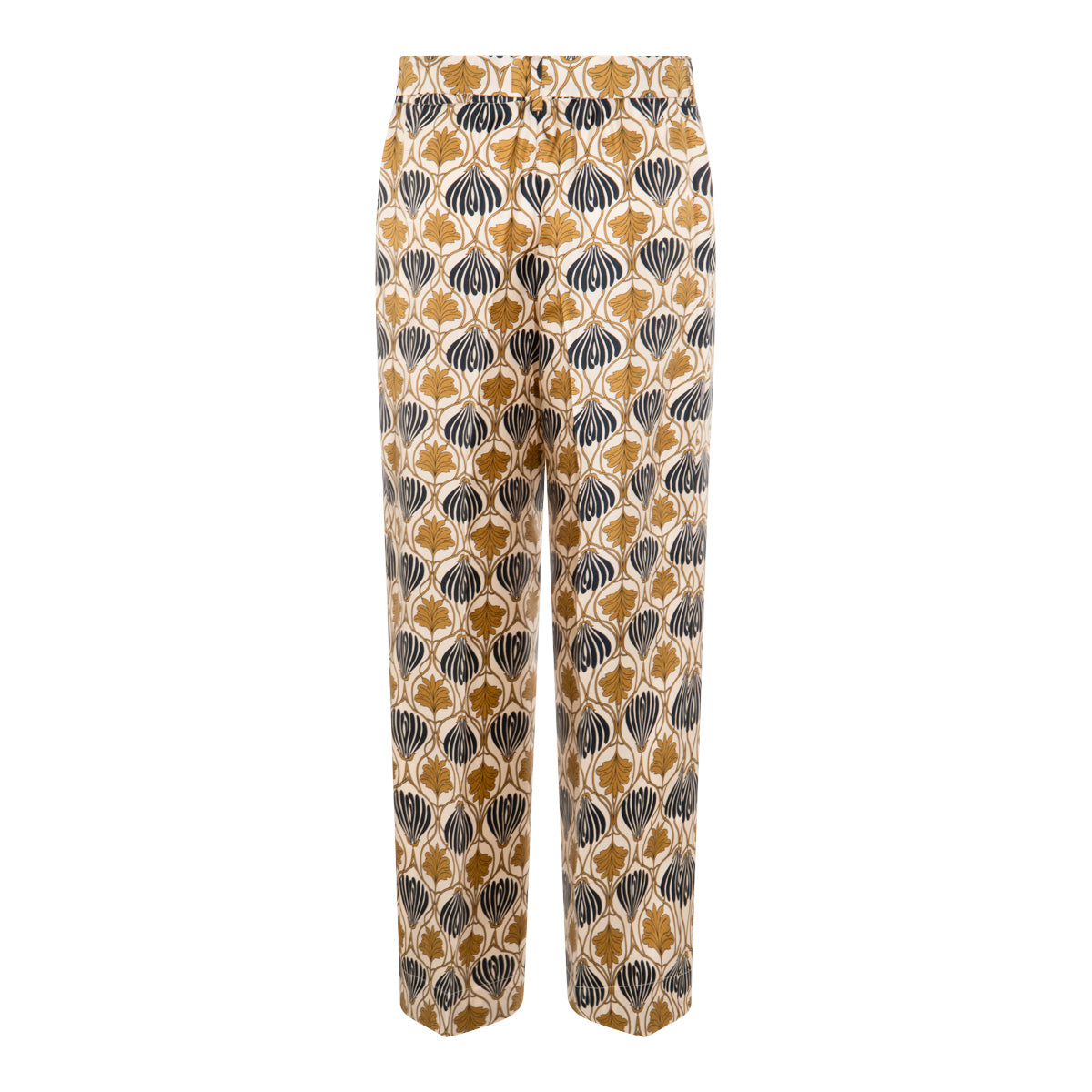MULTICOLOR SILK PANTS