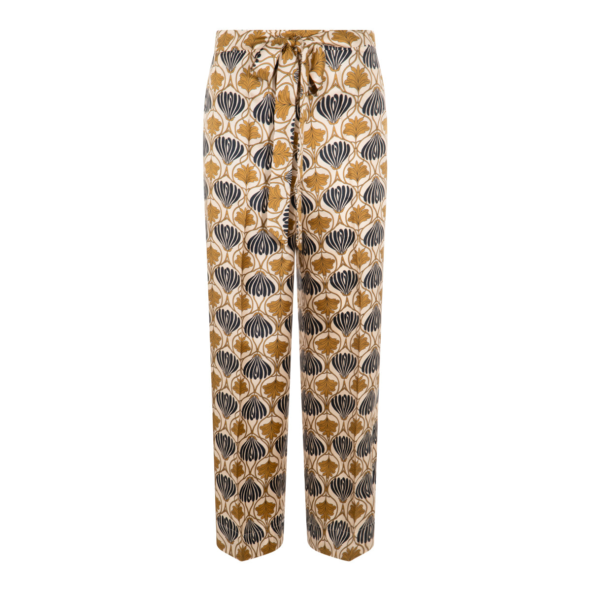 MULTICOLOR SILK PANTS