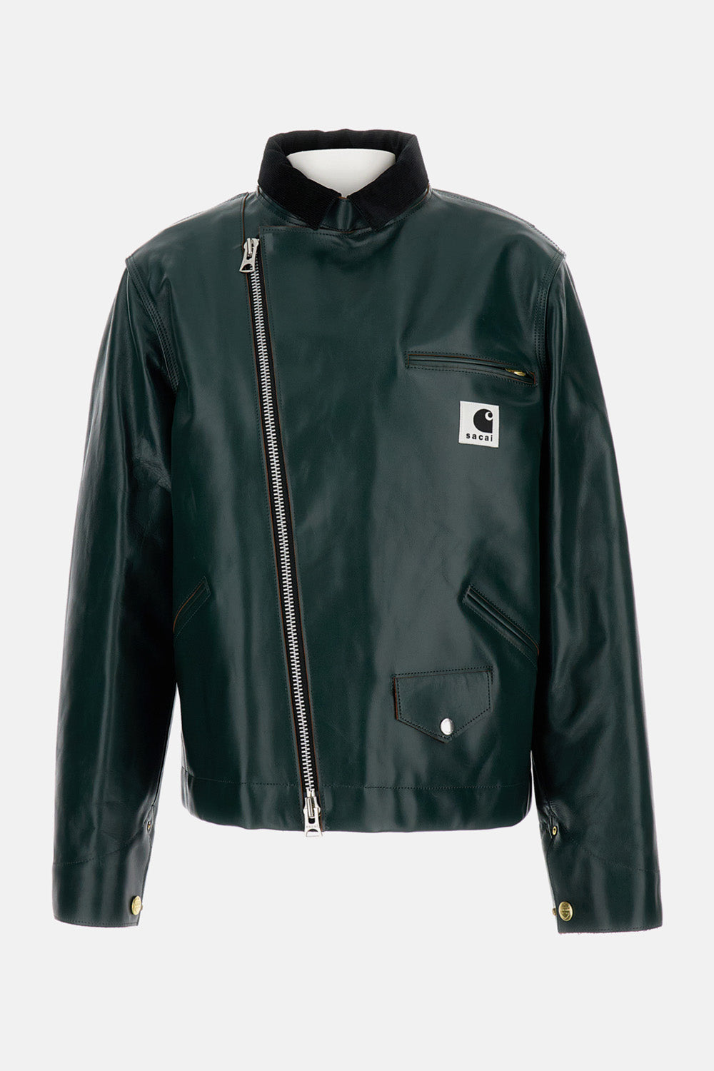 SACAI X CARHARTT WIP LEATHER JACKET