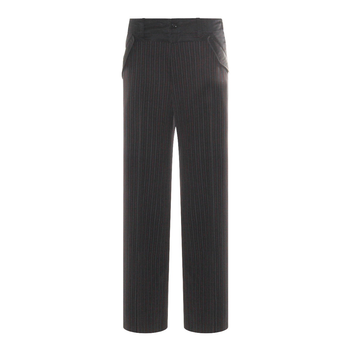 BLACK WOOL PANTS