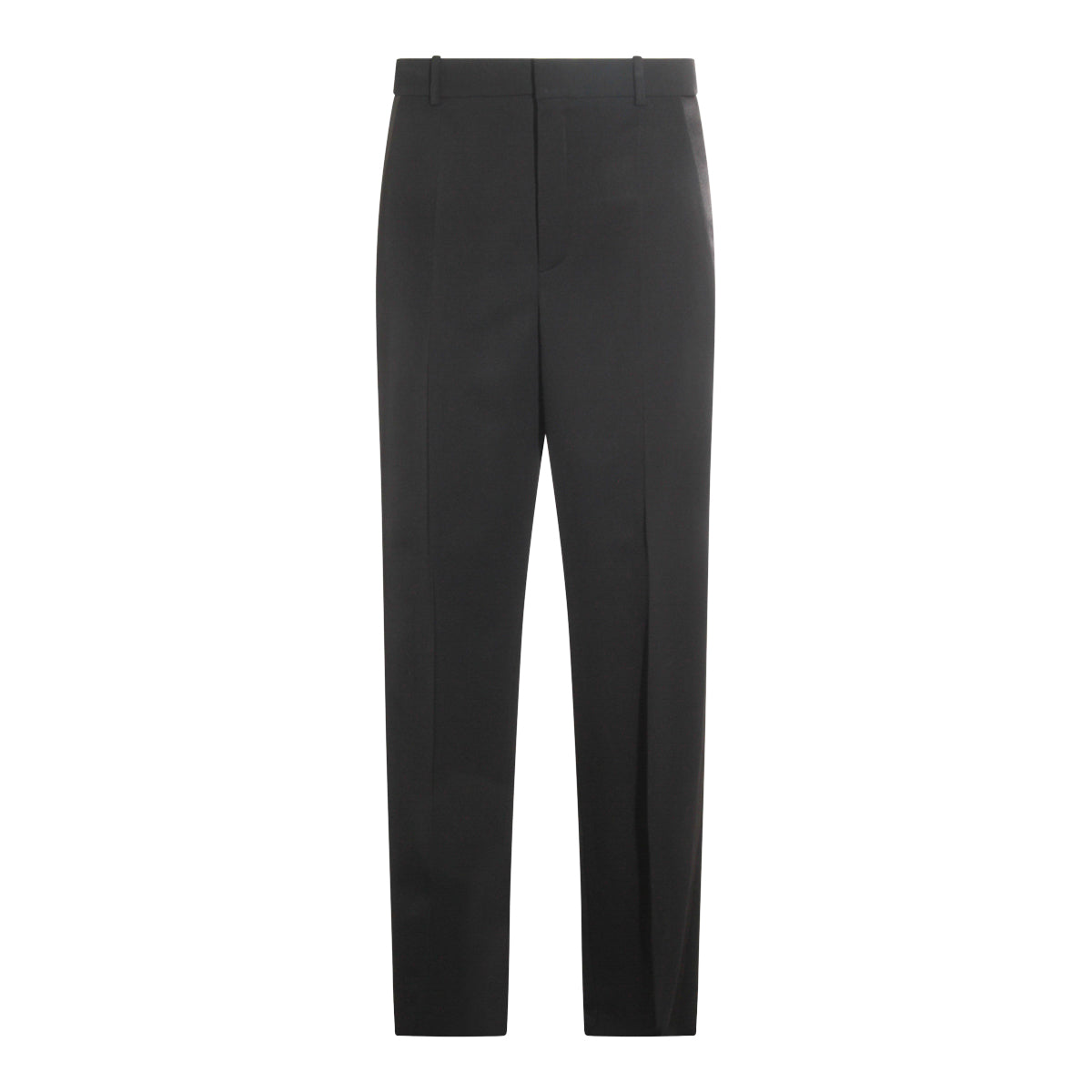BLACK WOOL PANTS