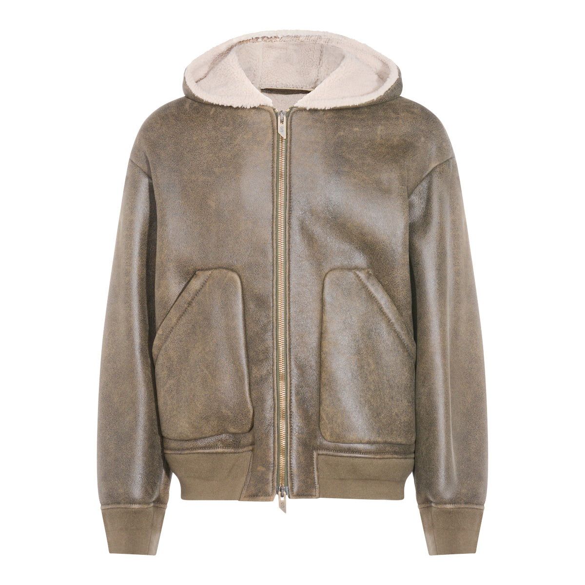 BROWN LEATHER JACKET