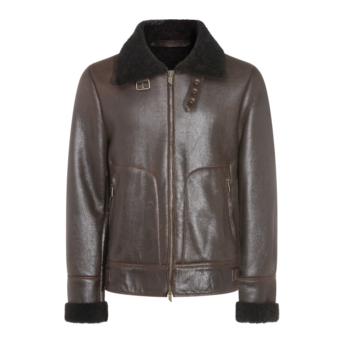 BROWN LEATHER JACKET
