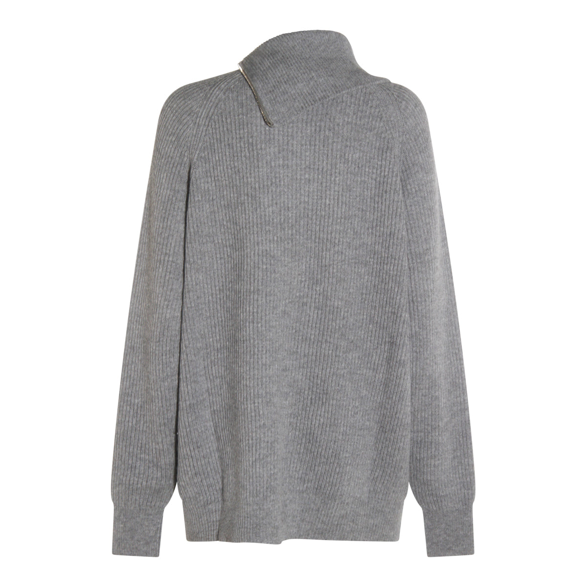 GREY WOOL KNITWEAR