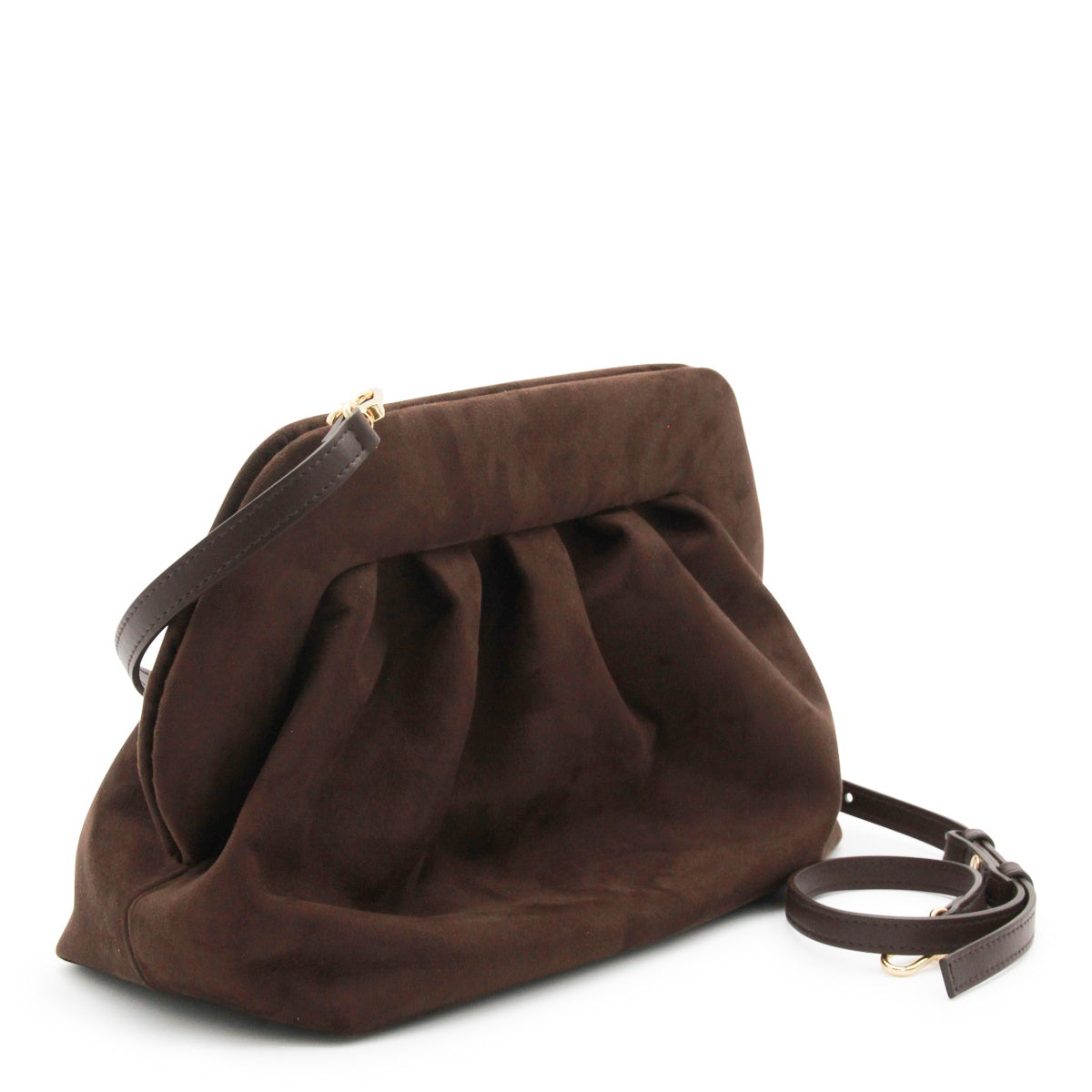 BROWN VEGAN BIOS LEATHER CLUTCHES