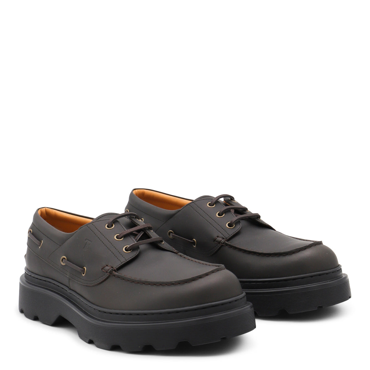 BROWN LEATHER LOAFERS