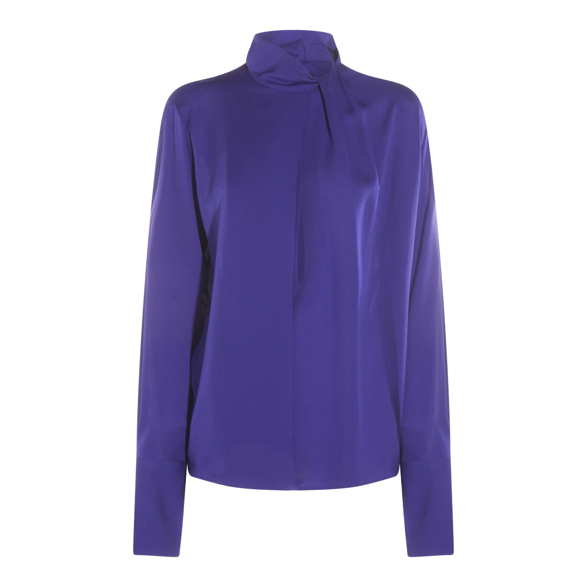 PURPLE SILK TOP