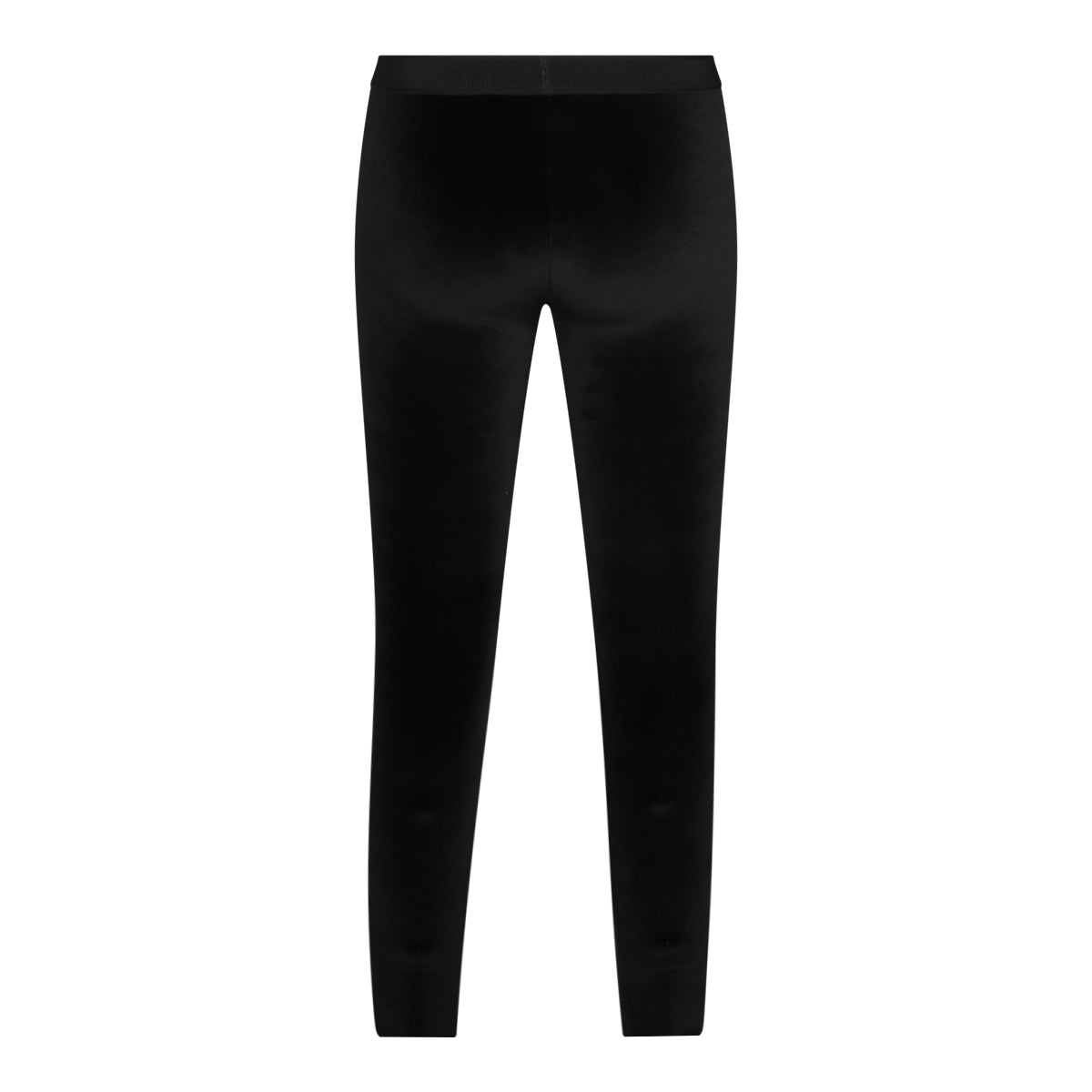 BLACK VISCOSE PANTS