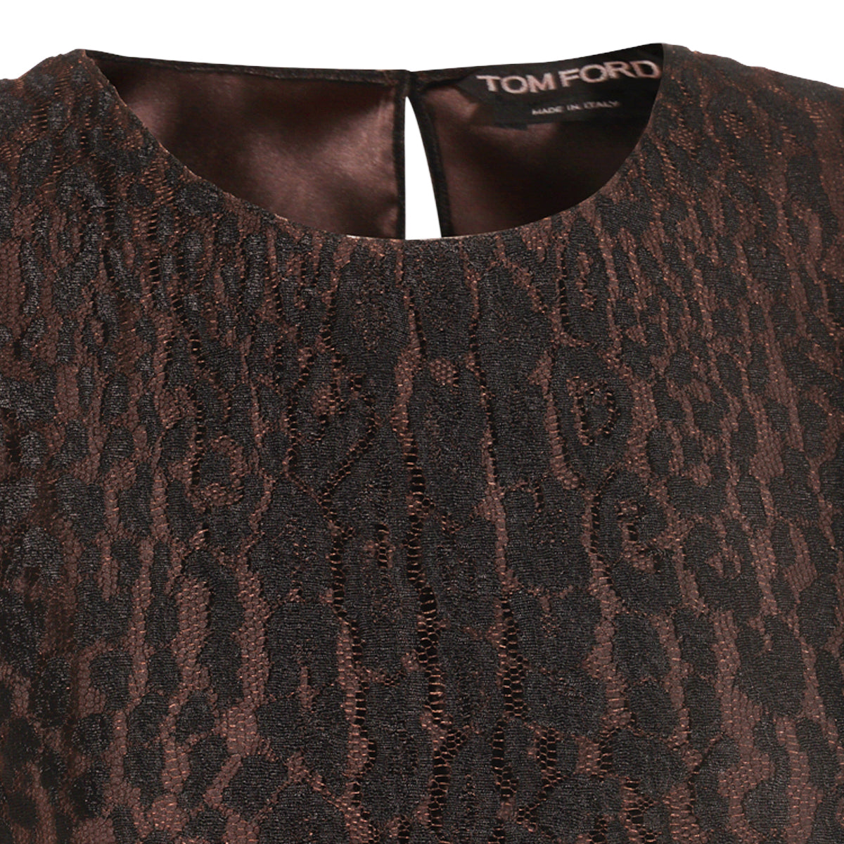 BLACK AND BROWN TOP