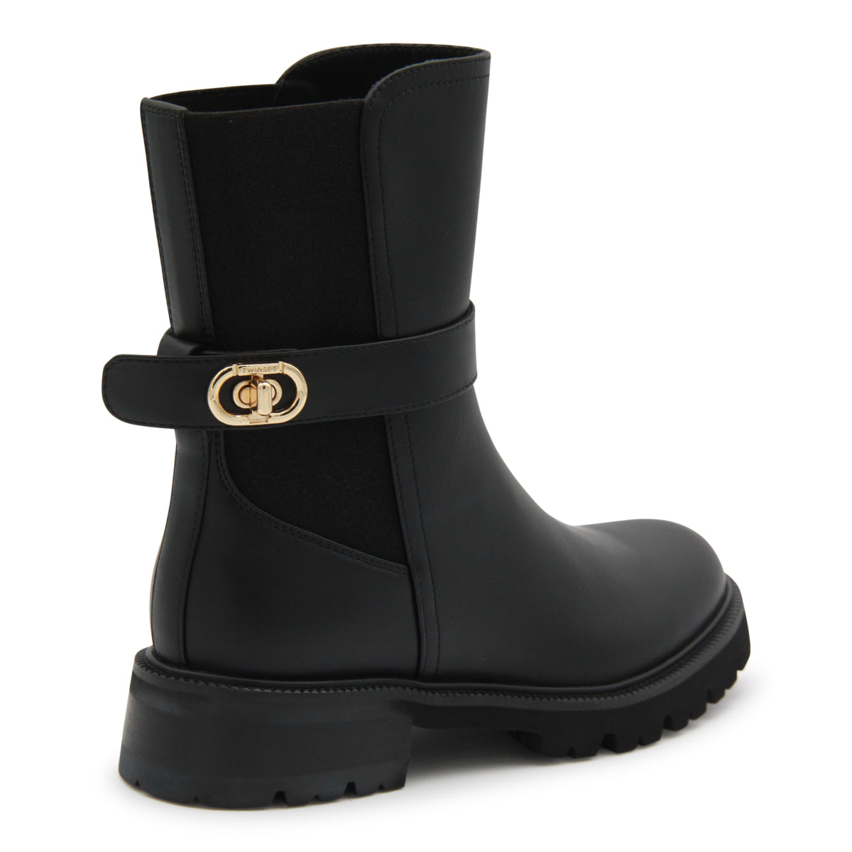 BLACK LEATHER BOOTS