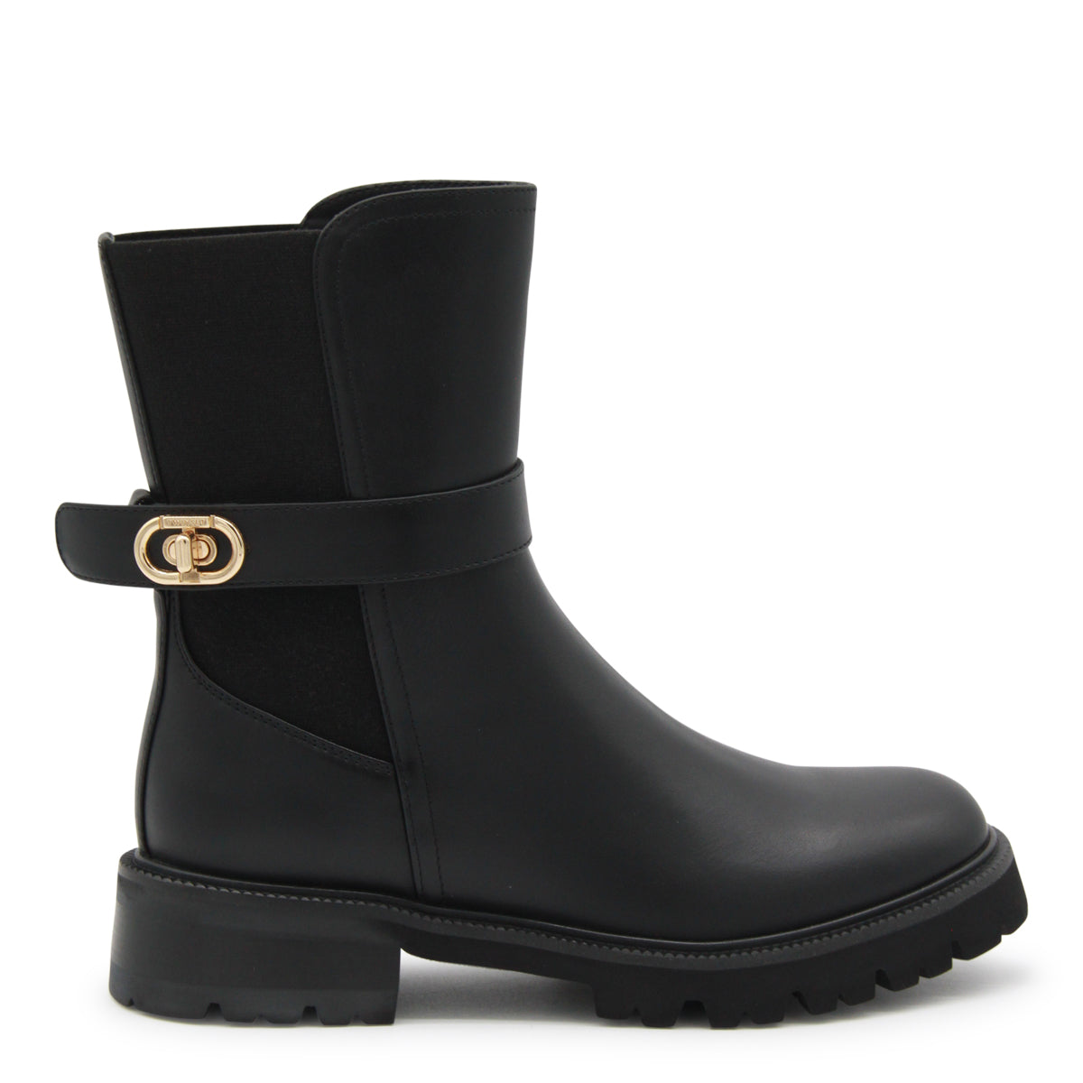 BLACK LEATHER BOOTS
