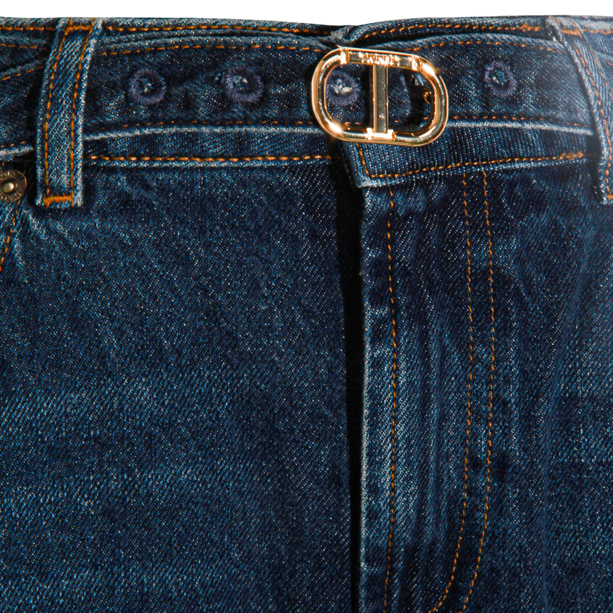 DARK BLUE COTTON SEASONAL JEANS