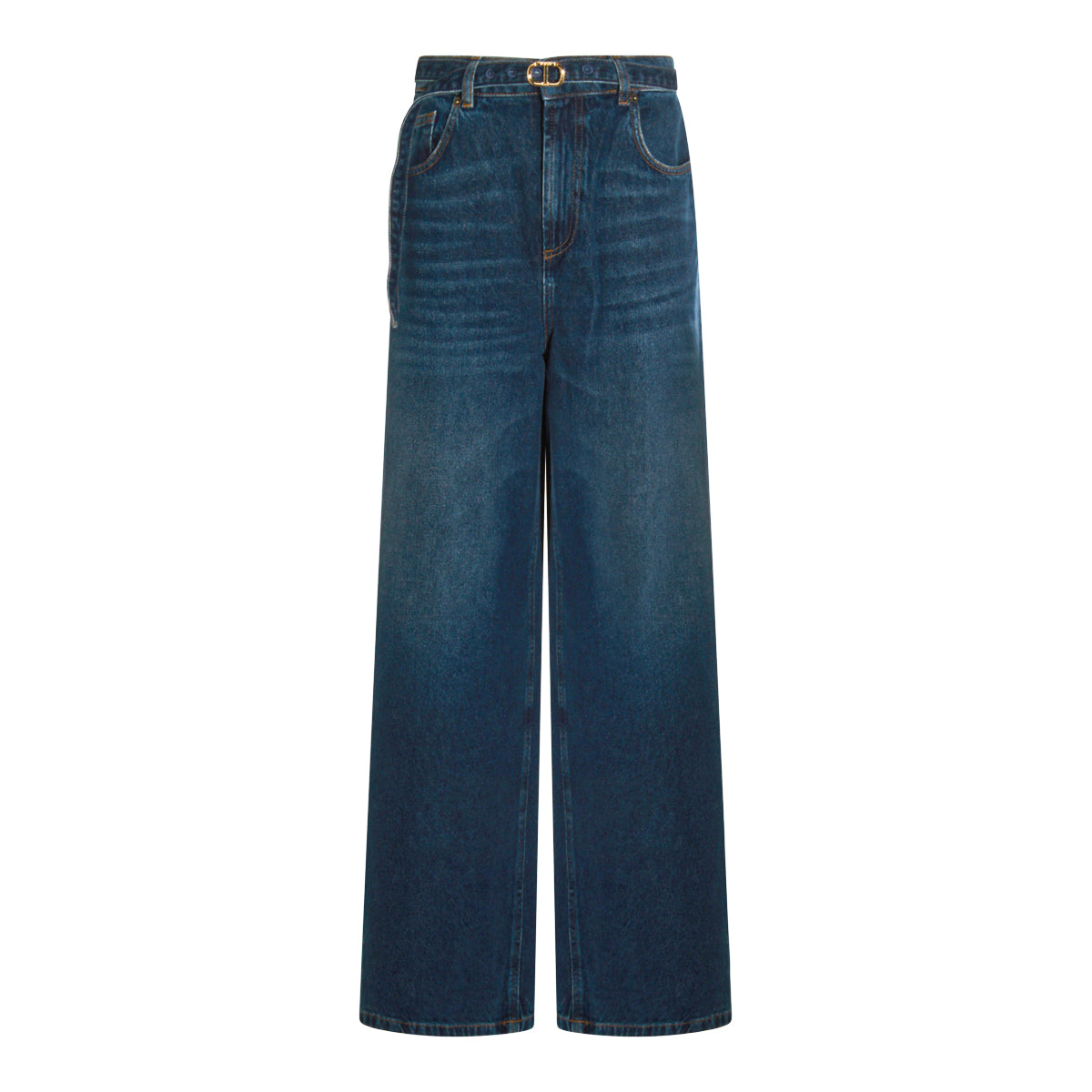 DARK BLUE COTTON SEASONAL JEANS