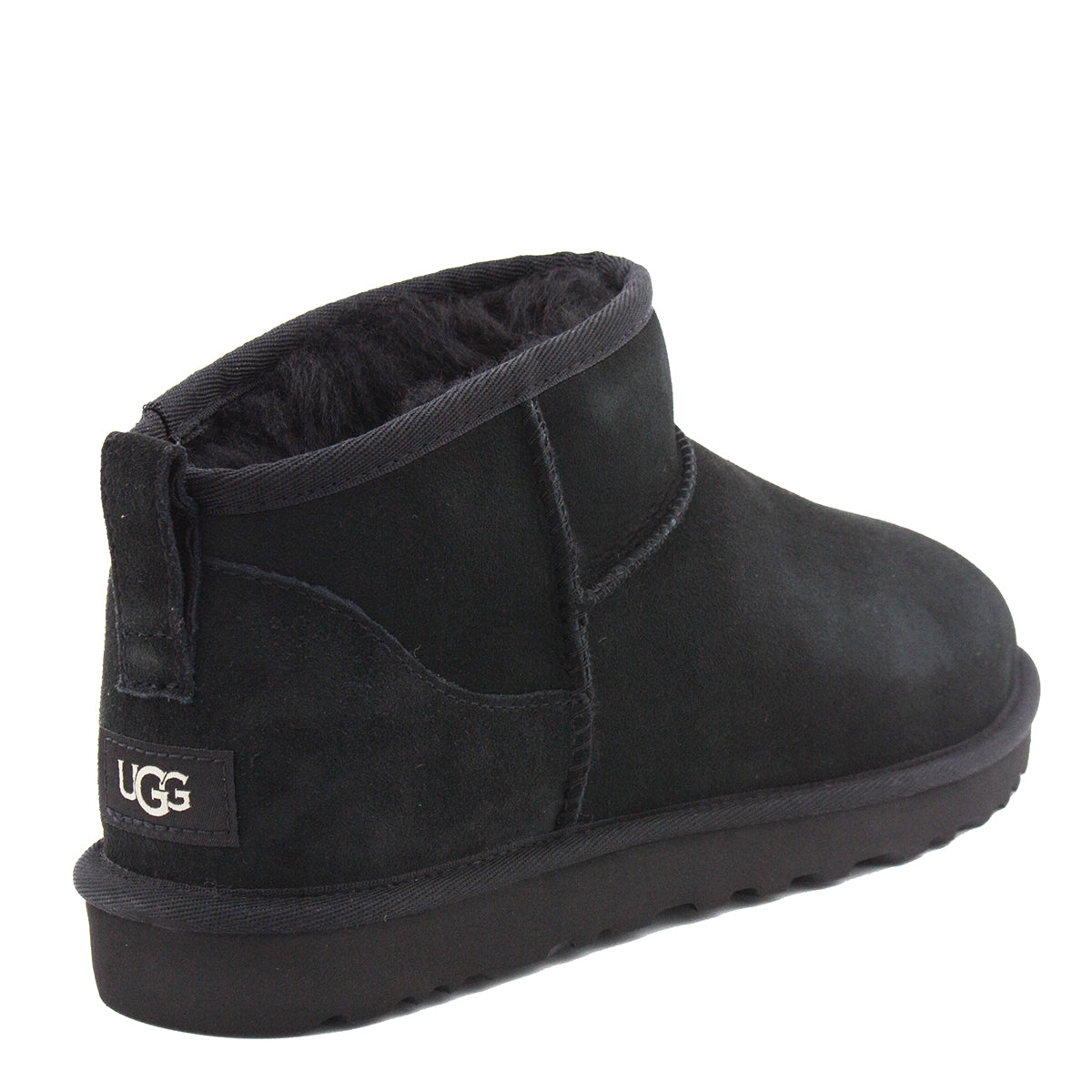 BLACK SUEDE ULTRA MINI BOOTS
