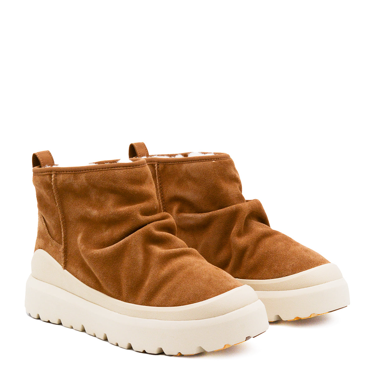 CAMEL LEATHER BOOTS