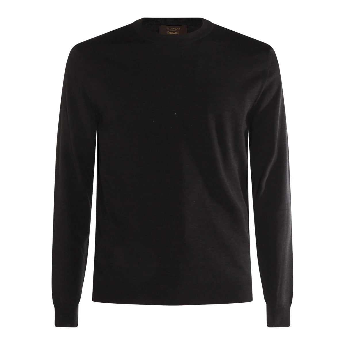 BLACK WOOL KNITWEAR