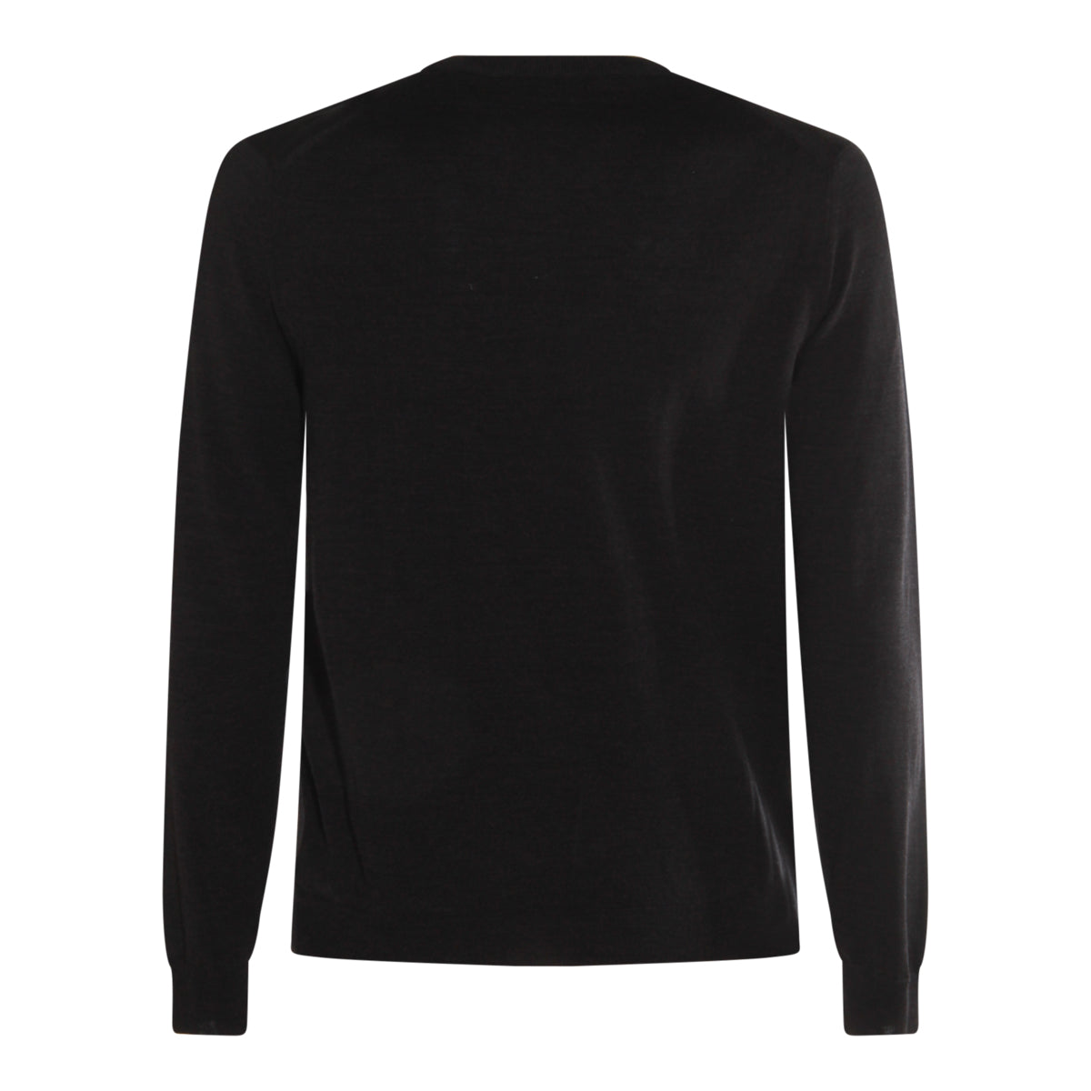 BLACK WOOL KNITWEAR