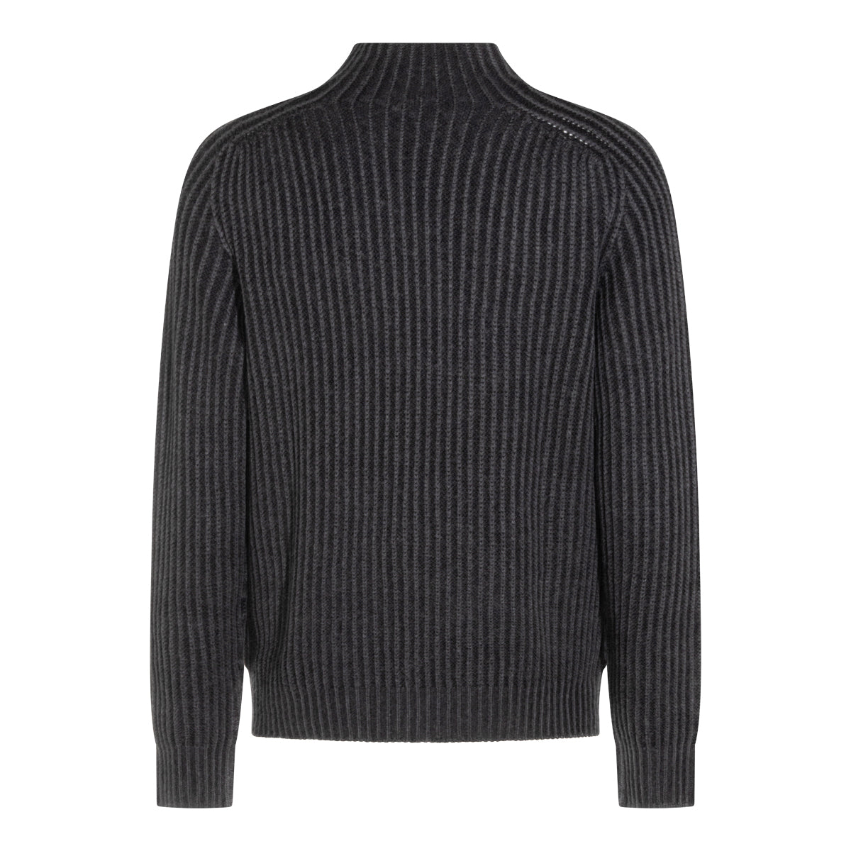 BLACK WOOL KNITWEAR