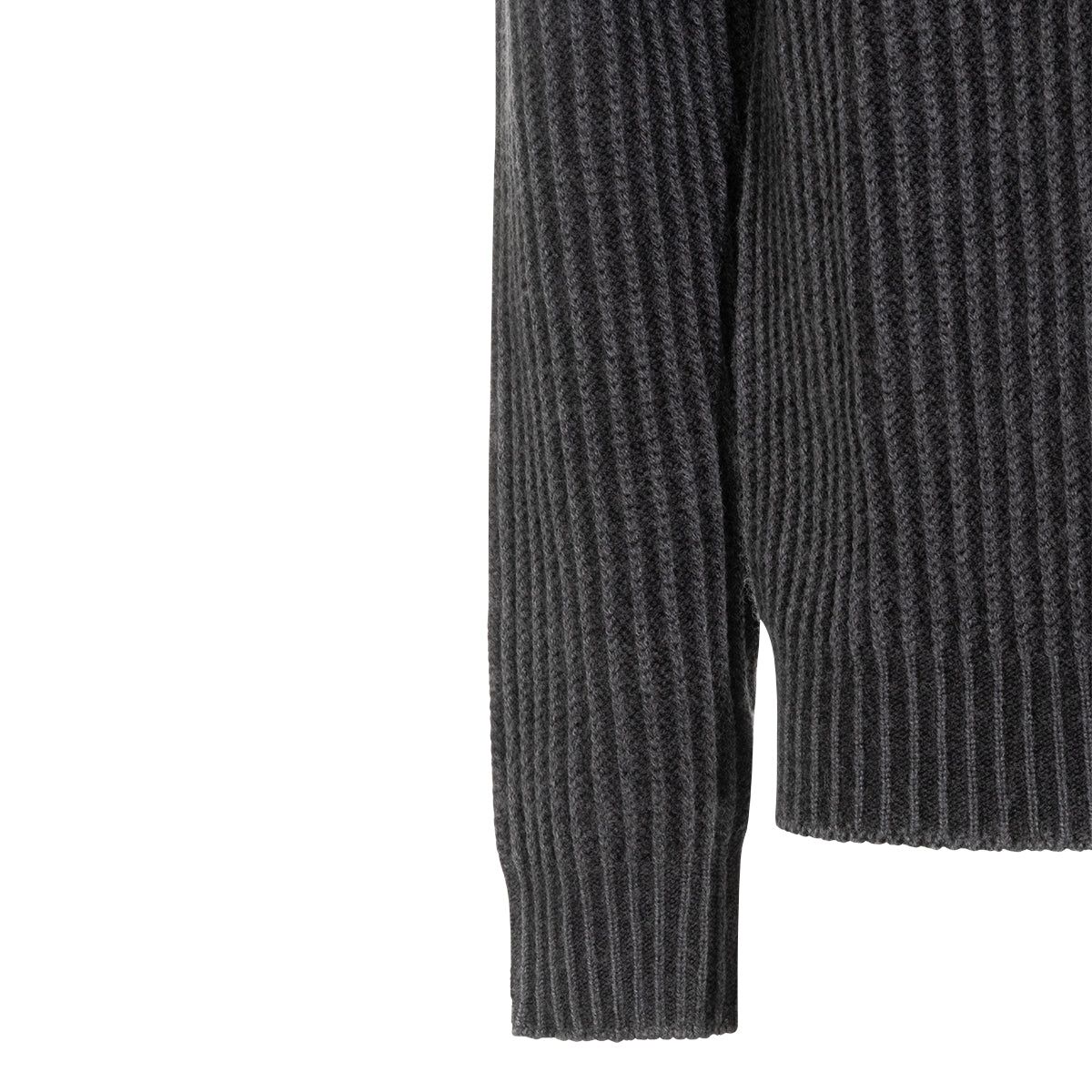 BLACK WOOL KNITWEAR