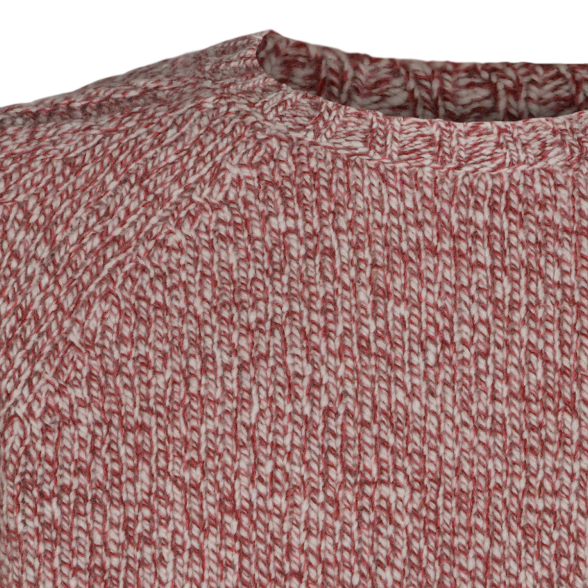 BURGUNDY CASHMERE AND WOOL KNITWEAR