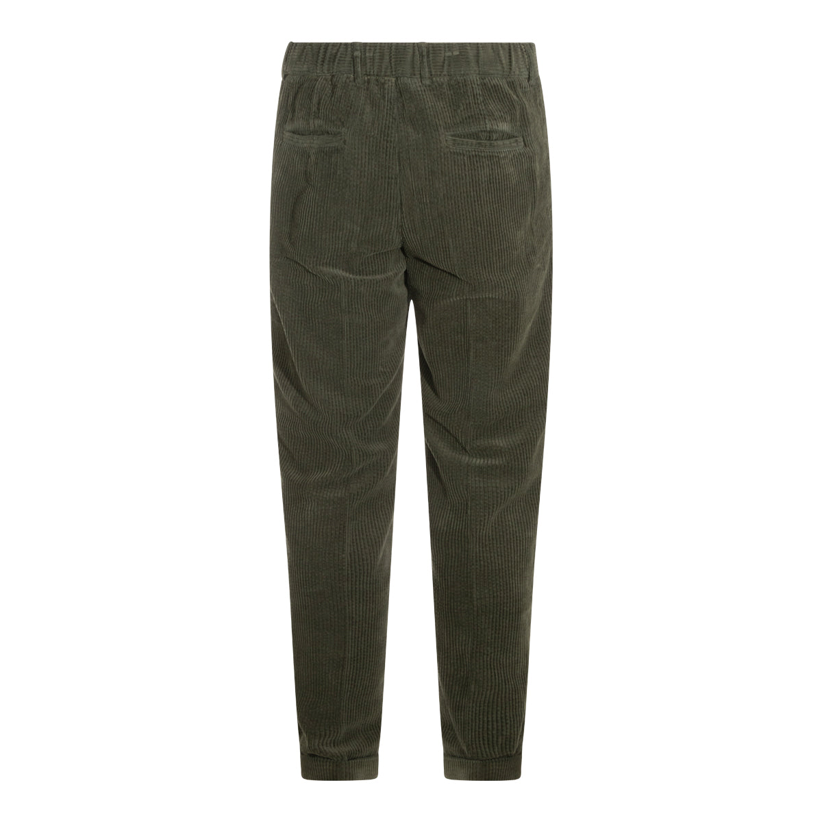 DARK GREEN COTTON PANTS