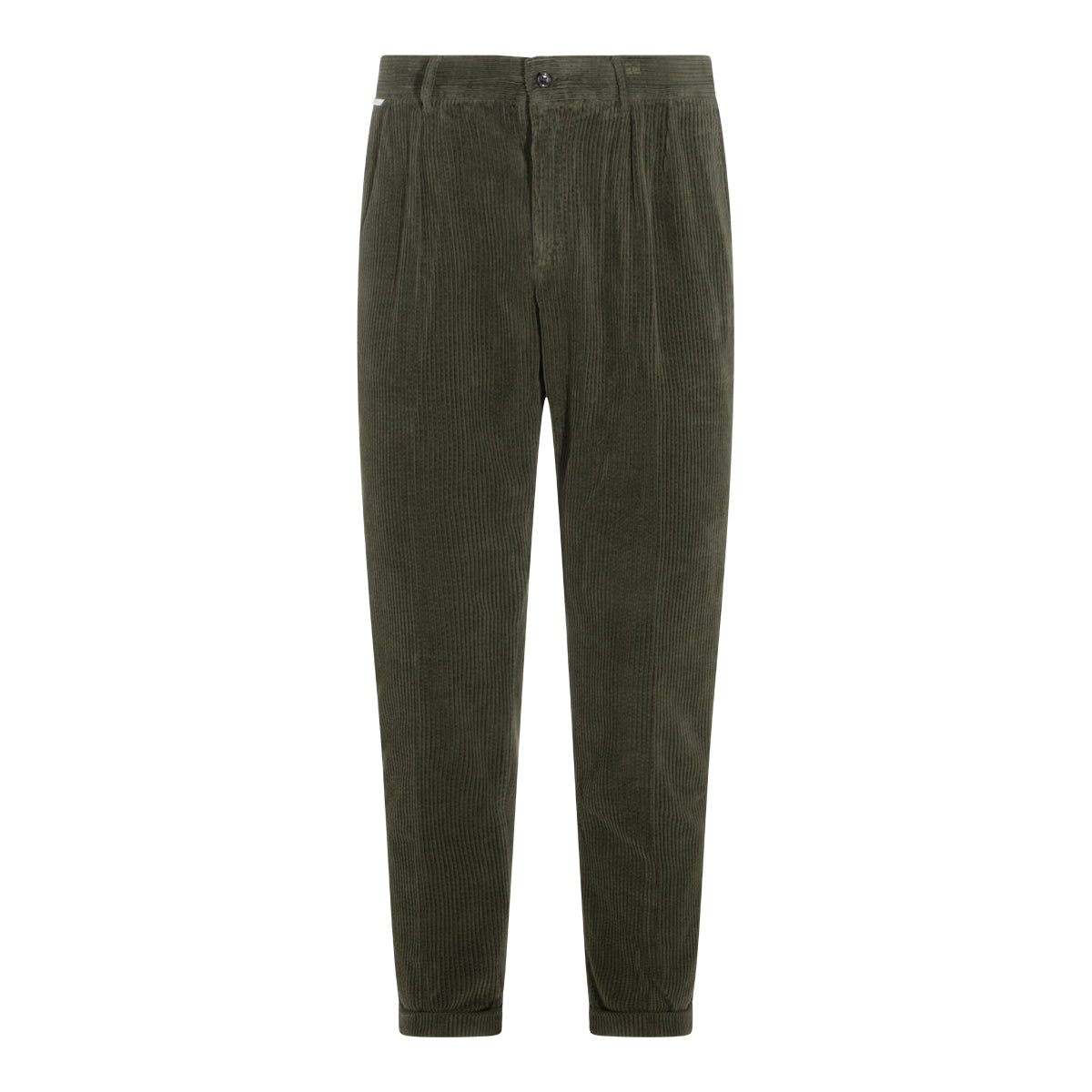 DARK GREEN COTTON PANTS
