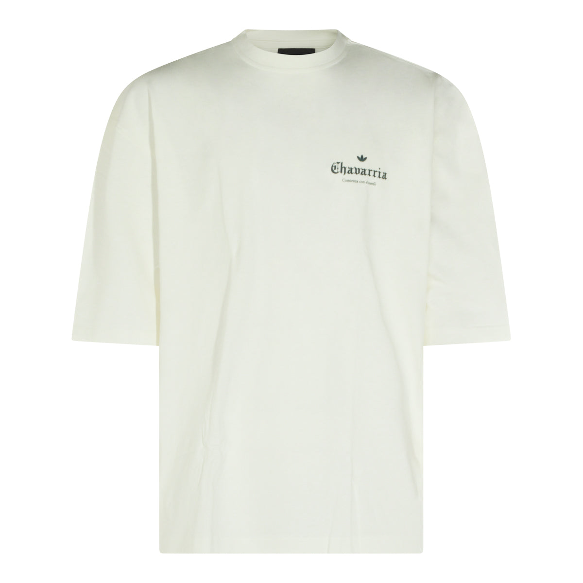 WHITE COTTON T-SHIRT