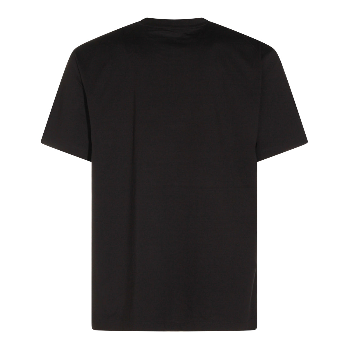 BLACK COTTON LIQUID LOGO T-SHIRT