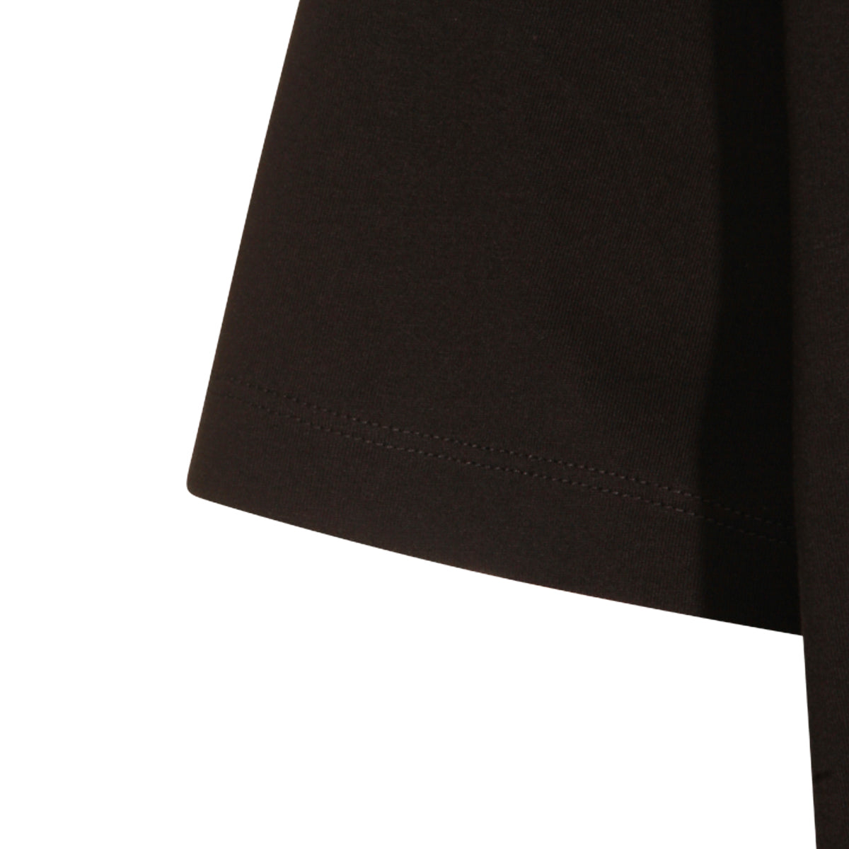 BLACK COTTON LIQUID LOGO T-SHIRT