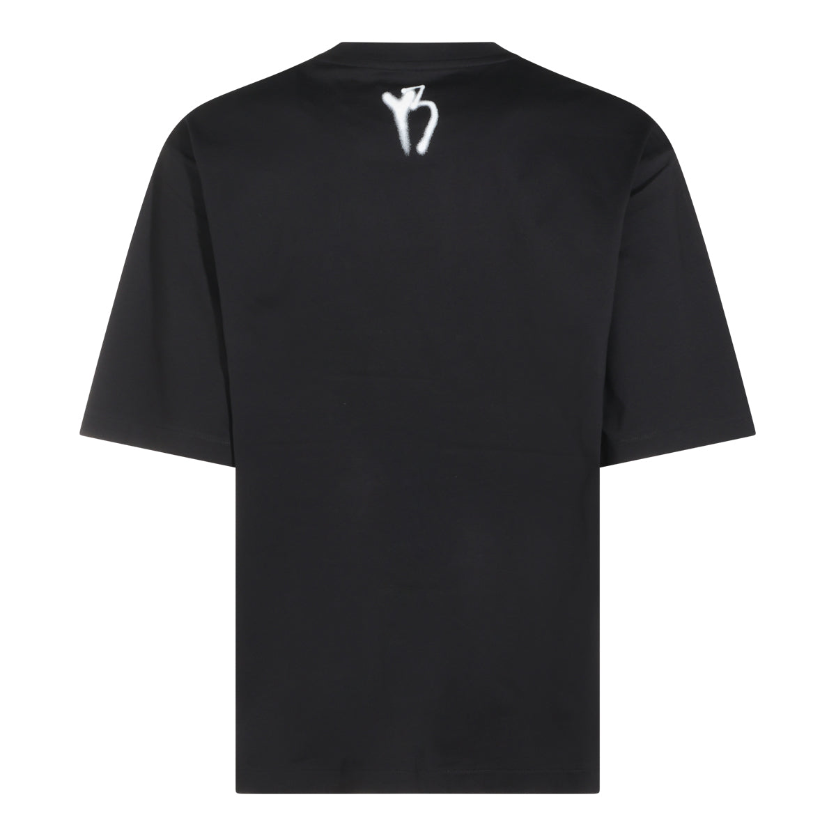 BLACK COTTON T-SHIRT