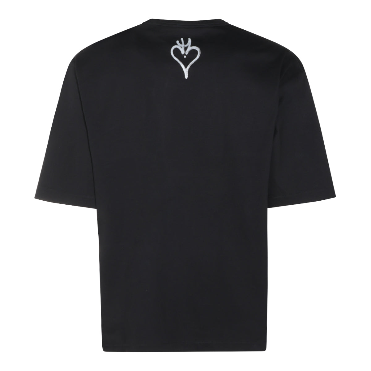 BLACK COTTON T-SHIRT