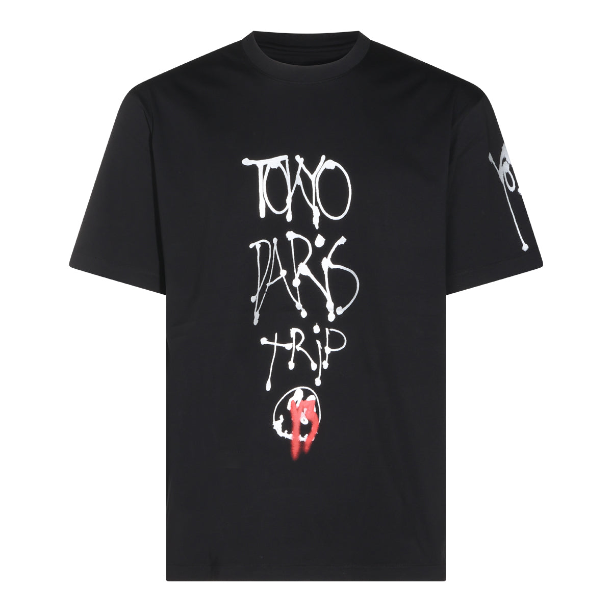 BLACK COTTON T-SHIRT