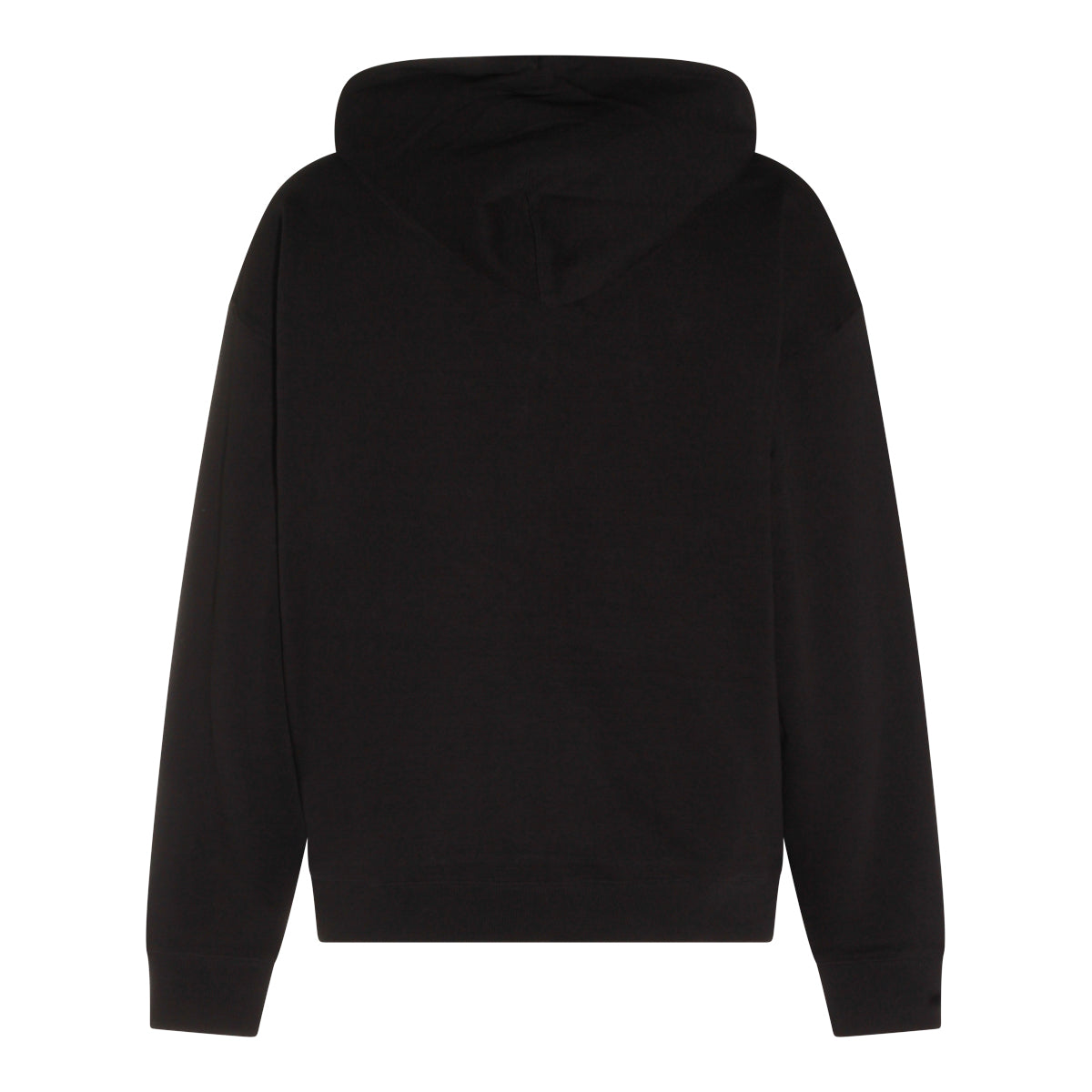 BLACK COTTON LIQUID LOGO SWEATSHIRT