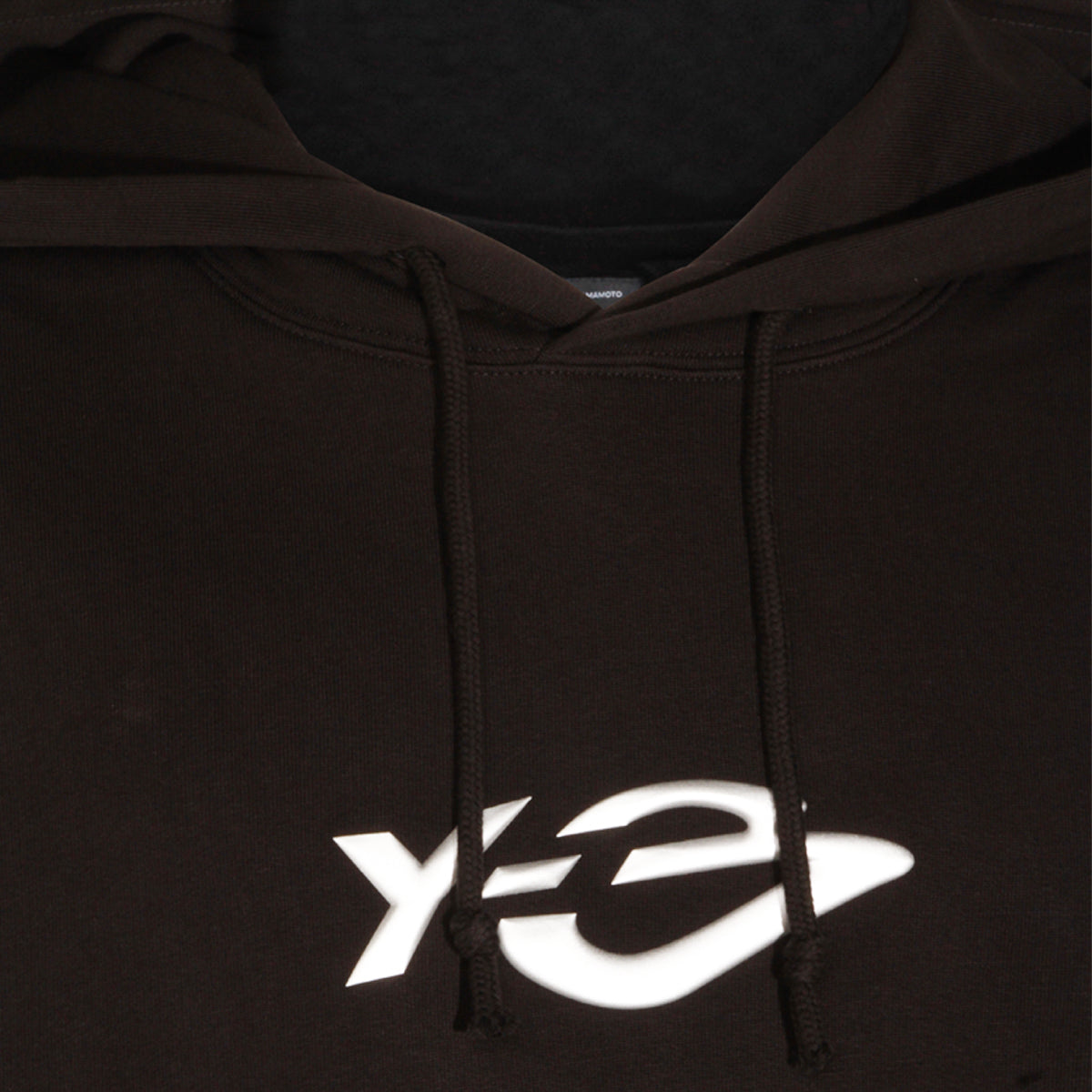 BLACK COTTON LIQUID LOGO SWEATSHIRT