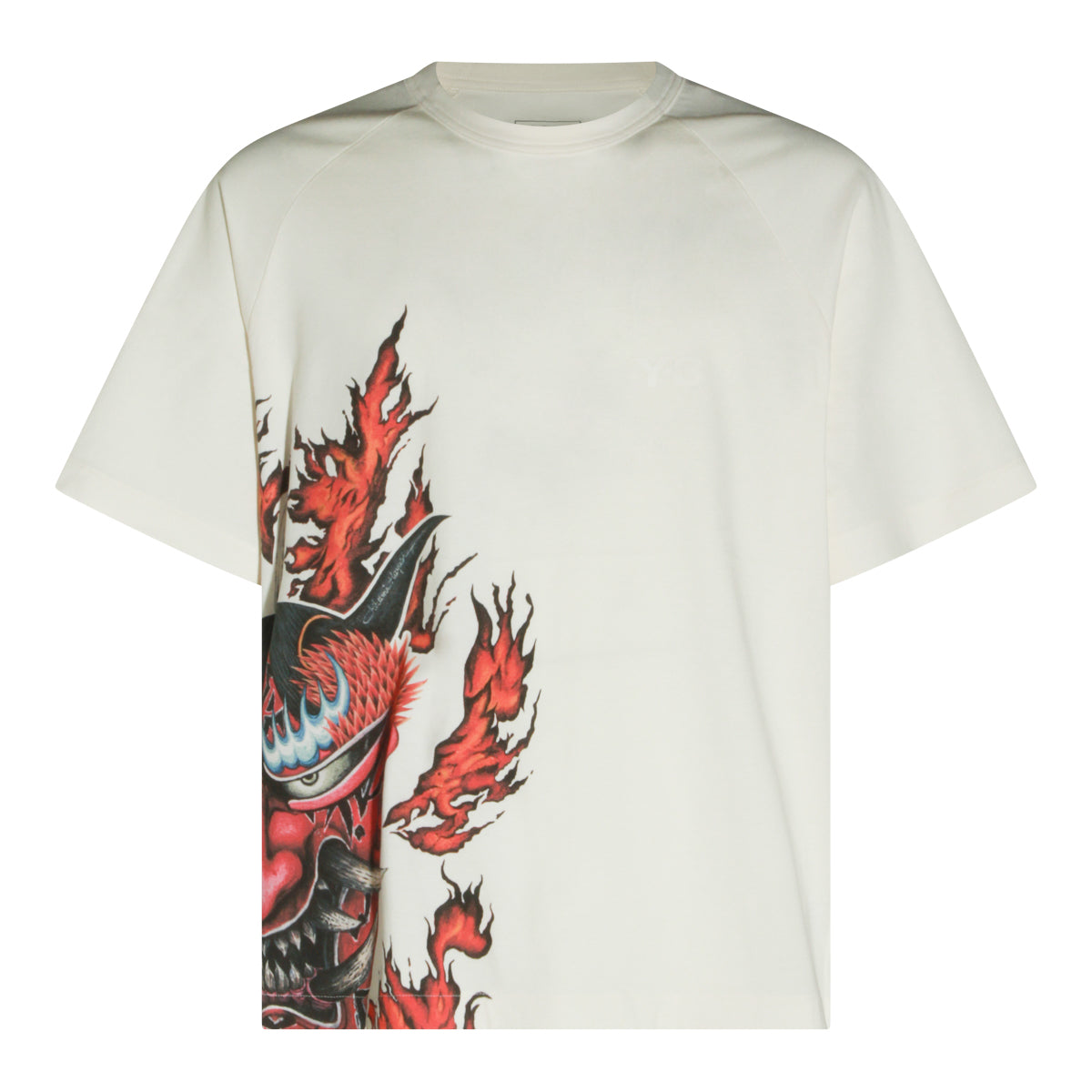 CHALK WHITE COTTON T-SHIRT