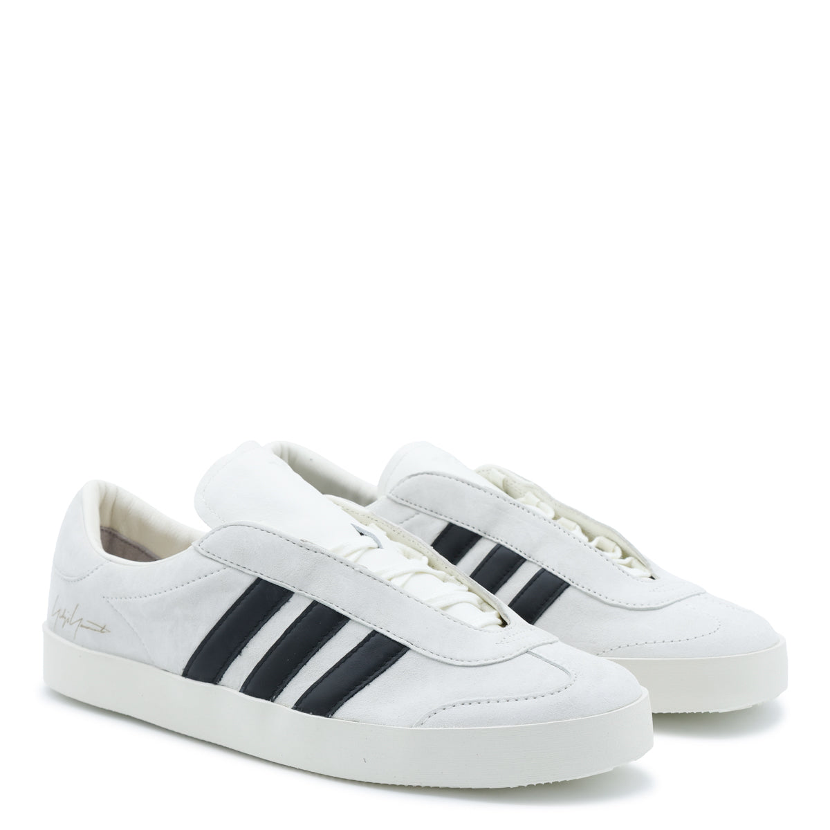 OFF WHITE AND BLACK LEATHER SNEAKERS