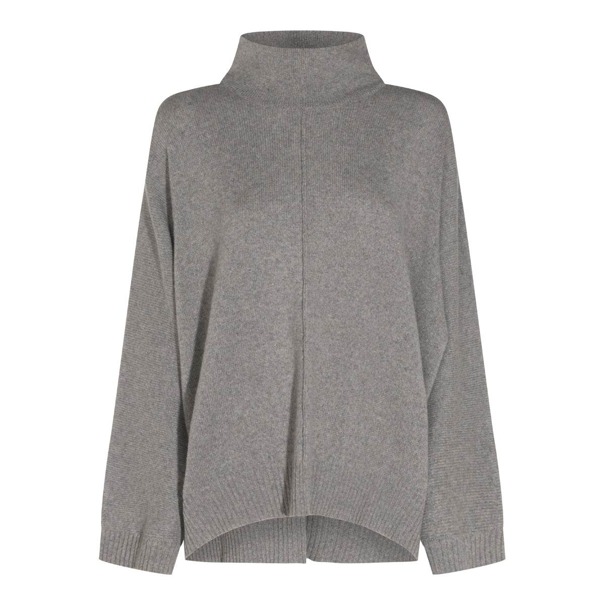 GREY CASHMERE BLEND KNITWEAR