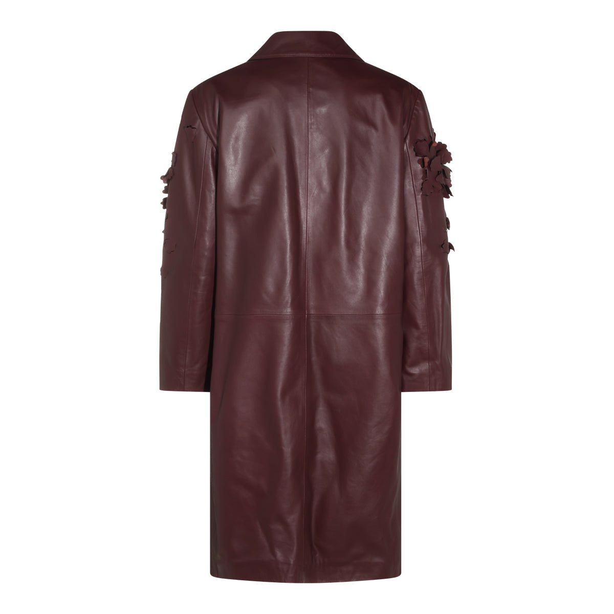 BROWN  LEATHER COAT