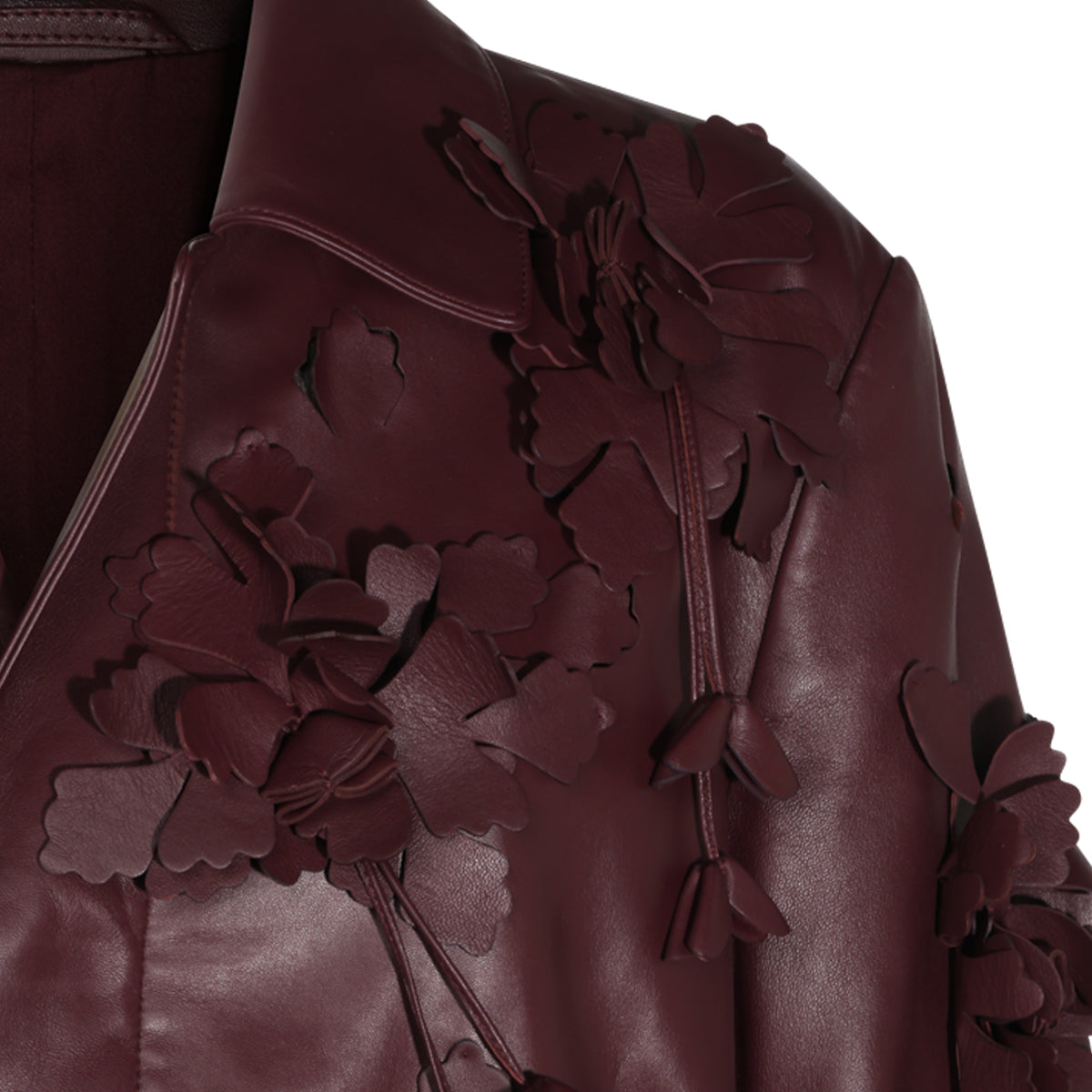BROWN  LEATHER COAT