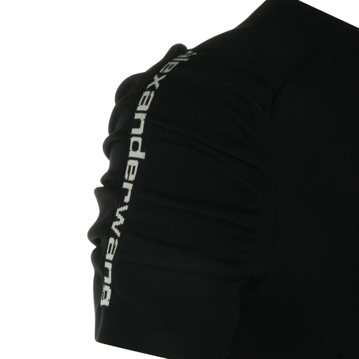 BLACK STRETCH MINI DRESS