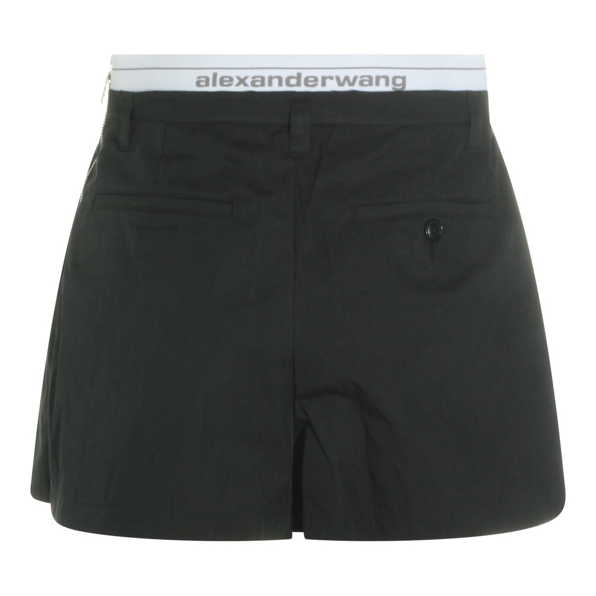 BLACK COTTON SHORTS