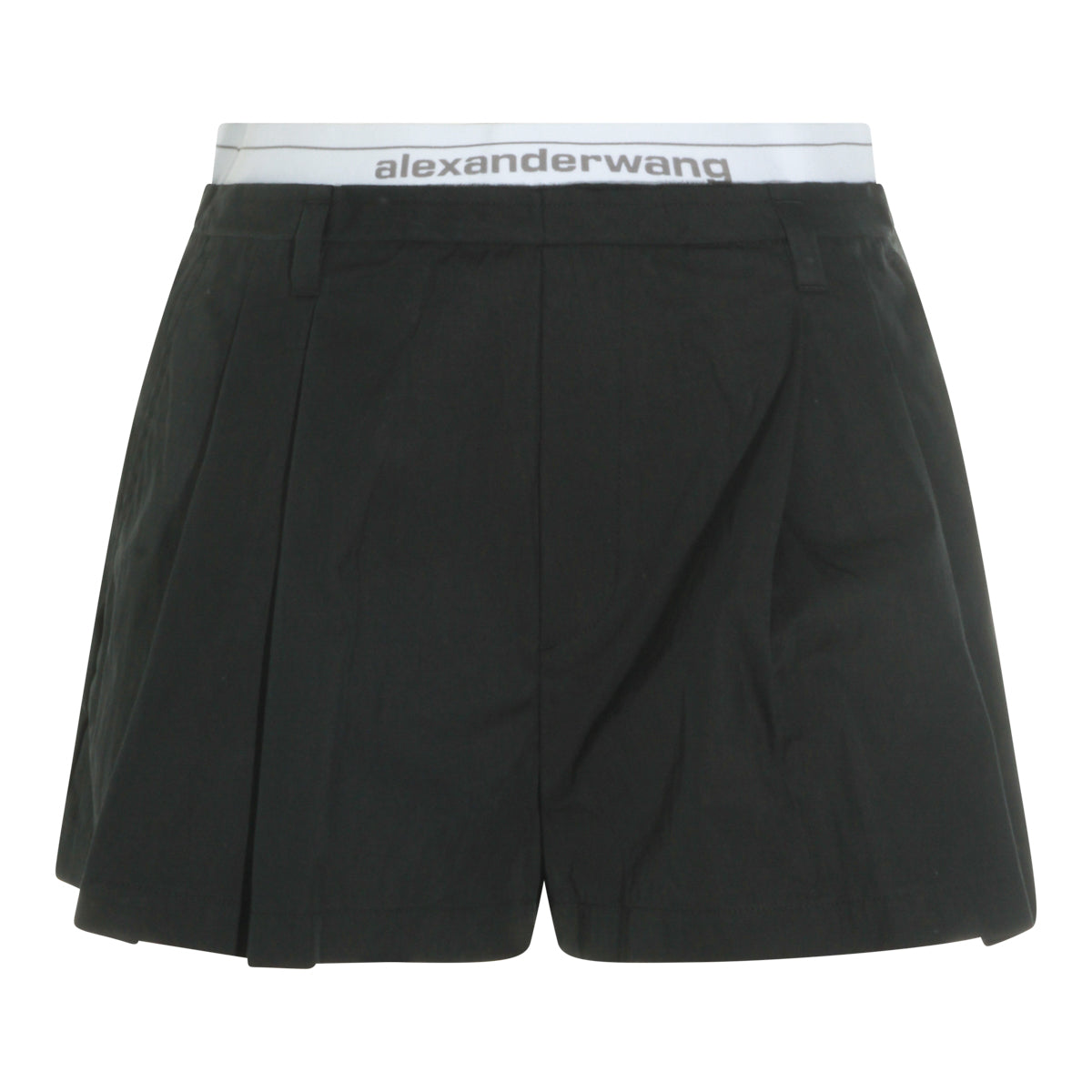 BLACK COTTON SHORTS