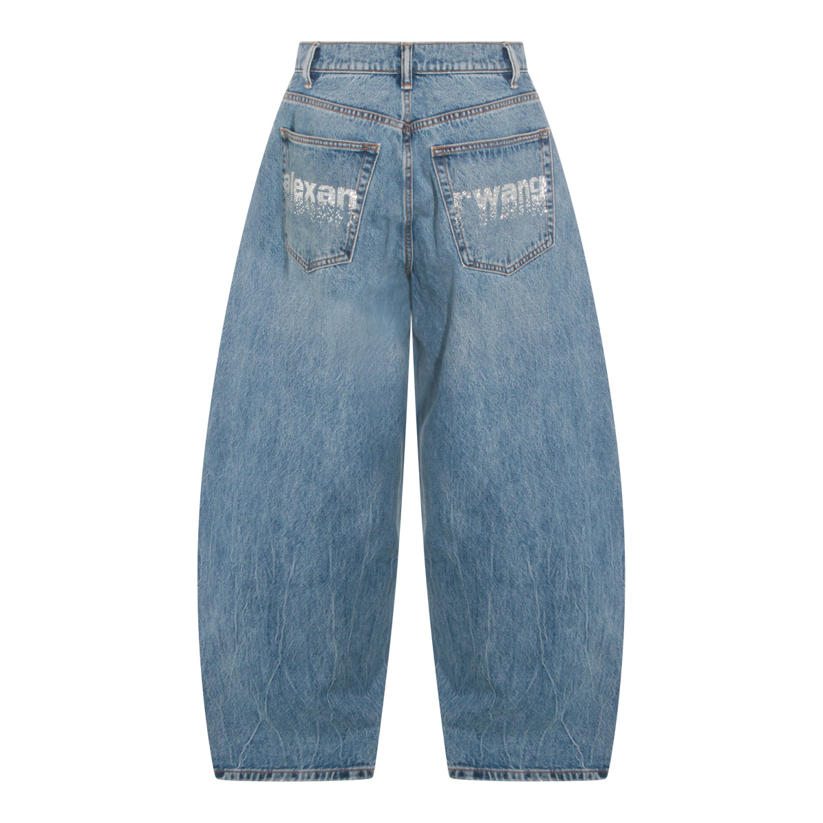 VINTAGE LIGHT INDIGO COTTON JEANS