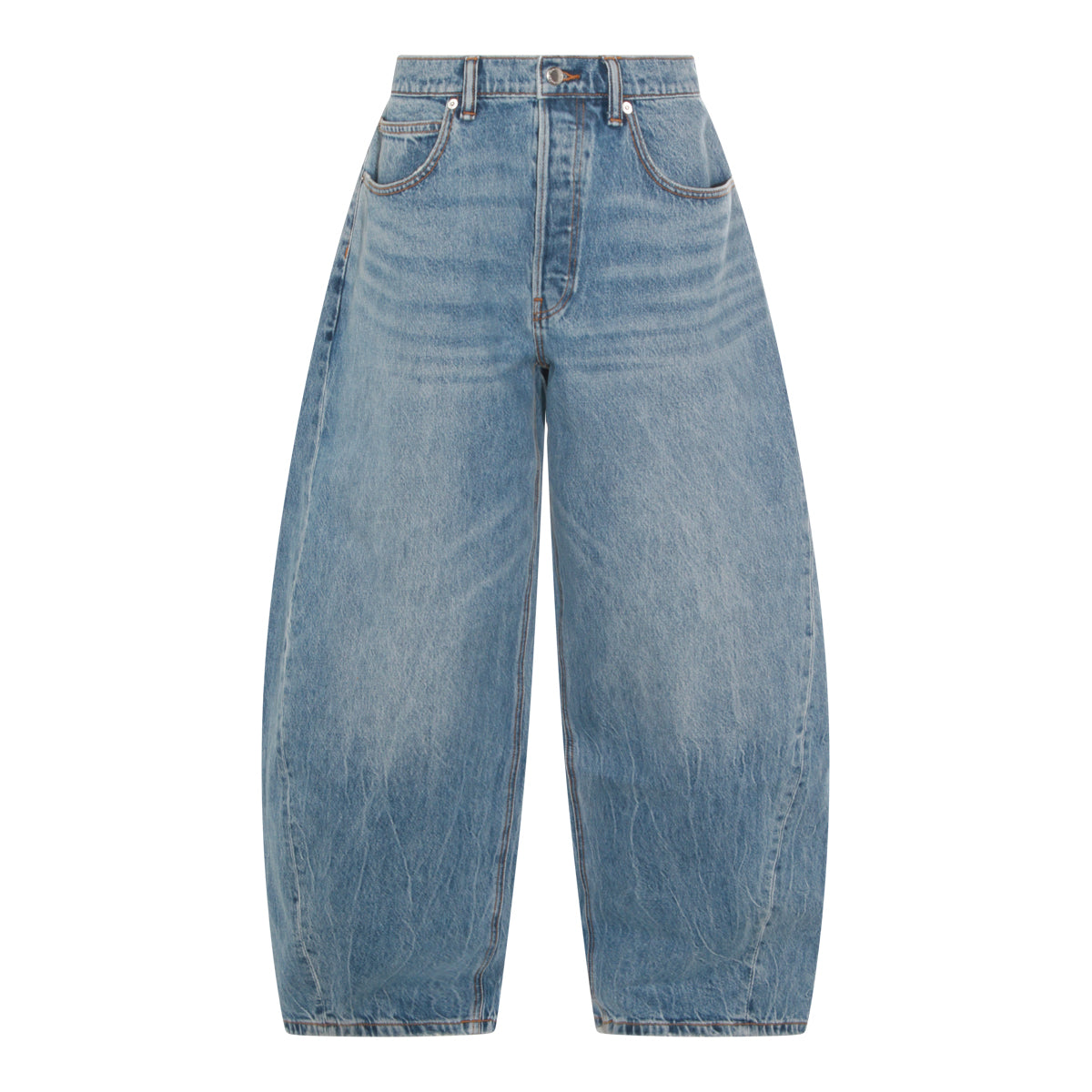 VINTAGE LIGHT INDIGO COTTON JEANS