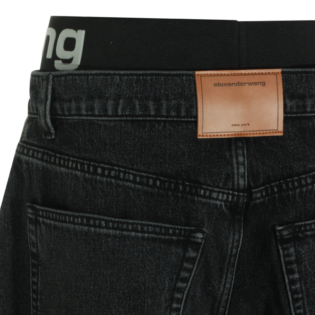 DARK GREY COTTON JEANS