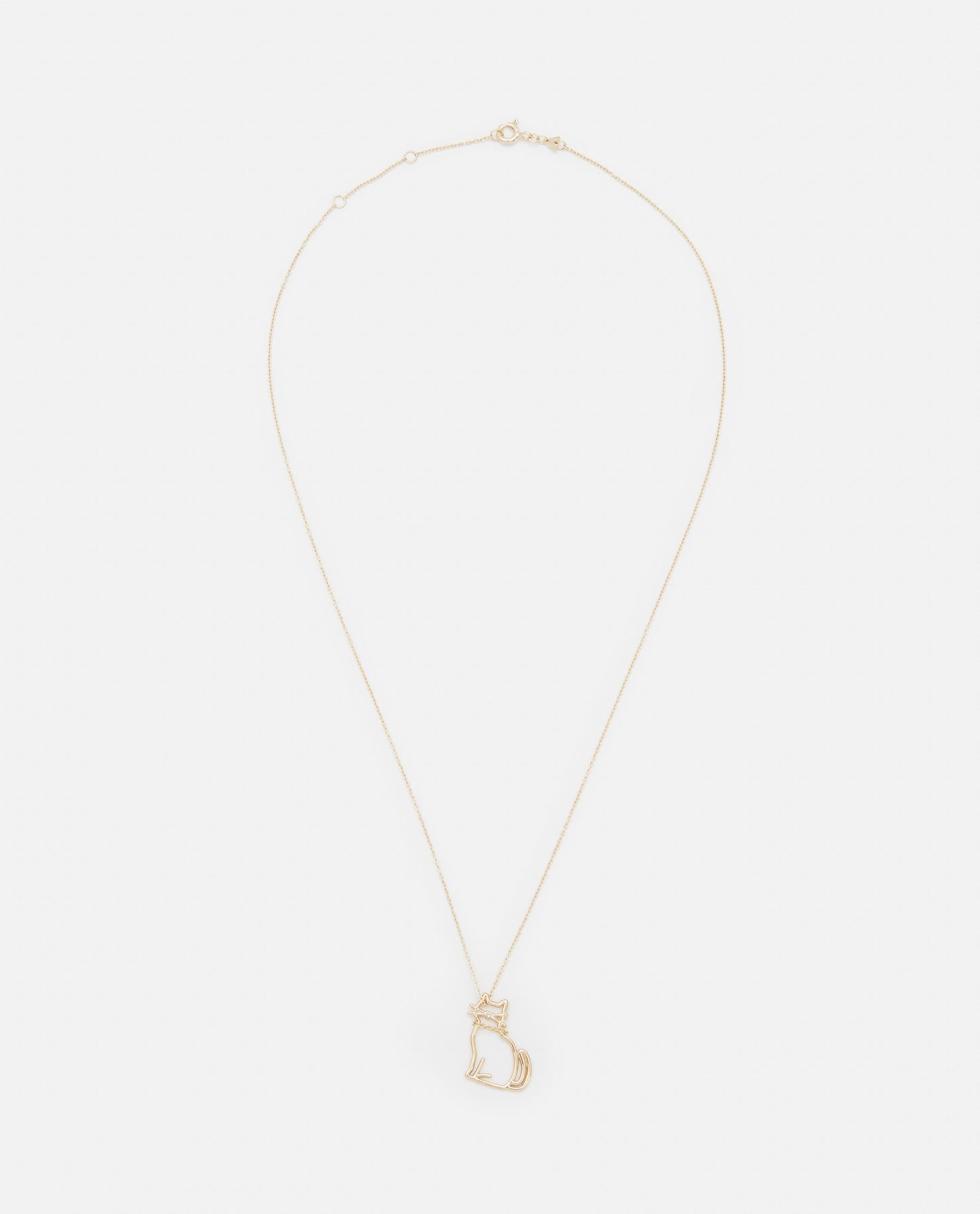 'MIAU' GOLD PENDANT NECKLACE
