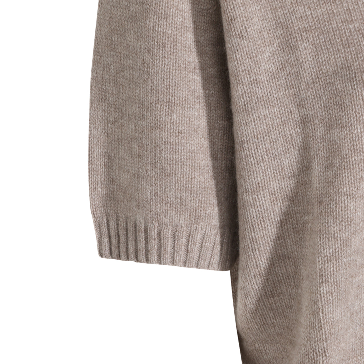 BEIGE WOOL KNITWEAR