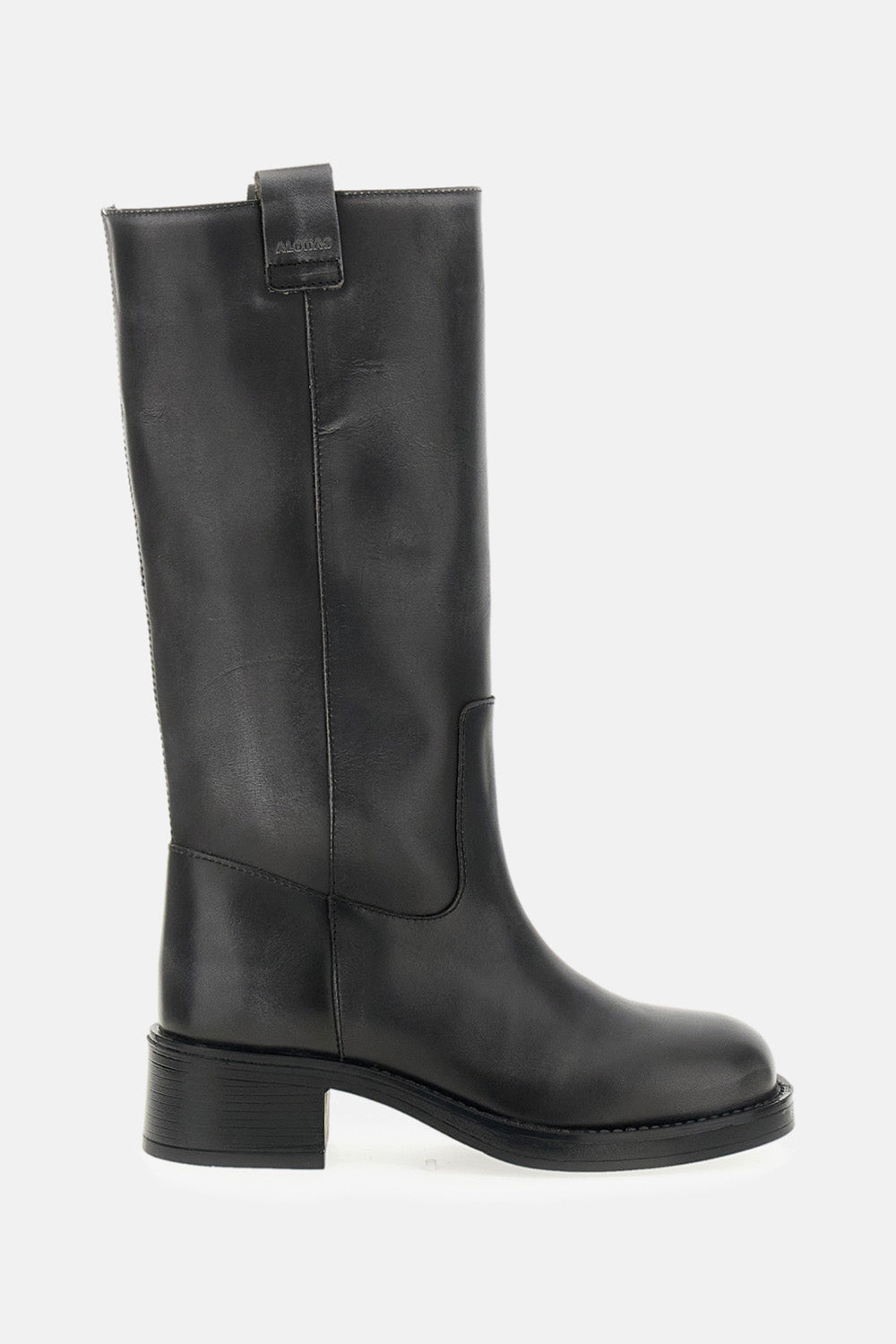SAJAN VINTAGE EFFECT LEATHER BOOTS