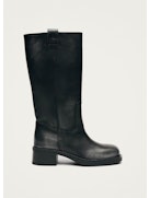SAJAN VINTAGE EFFECT LEATHER BOOTS