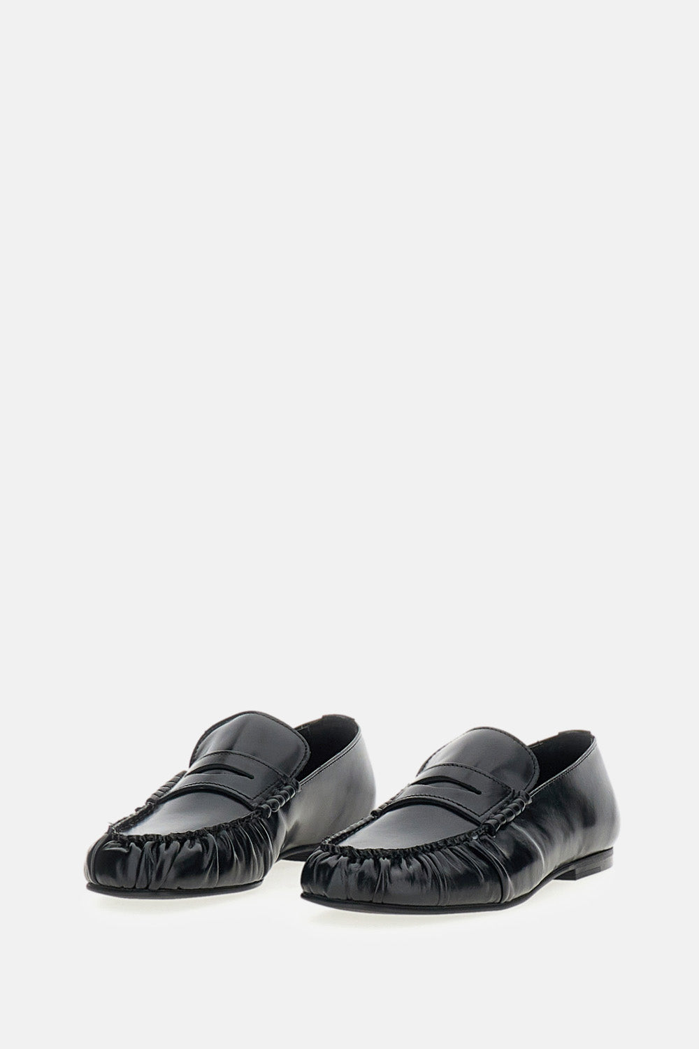 AVEN BLACK LEATHER LOAFERS